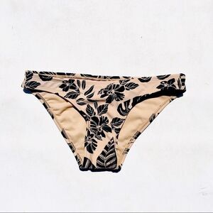 Women’s Bikini Palm Leaf Swimsuit Bottoms S